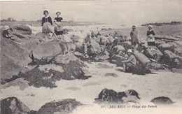 29 . BEG MEIL. CPA. PLAGE DES DUNES. ANIMATION. - Beg Meil