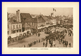 * SAINT PIERRE - Procession à St Pierre - Très Animée - Enseigne LANDRY - Cliché Agence Colonies Autonomes - F.C. 770 - Saint-Pierre-et-Miquelon