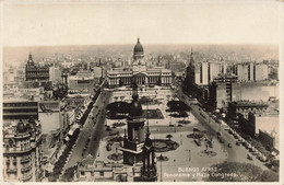 CPA Argentine - Buenos Aires - Panorama Y Plaza Congreso - Argentina