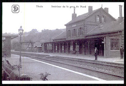 BELGIUM - THUIN - Intérieur De La Gare Du Nord. ( Ed. SD)  Photo - Stations - Zonder Treinen
