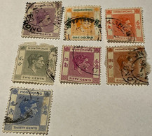 Postzegels Hong Kong 7 Pcs  Hongkong D Zegels - Used Stamps