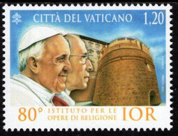 Vatican - 2022 - 80th Anniversary Of Istituto Per Le Opere Di Religione (Religious Studies) - Mint Stamp - Unused Stamps