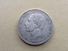 Spain 2 Pesetas 1882 Silver - Unclassified