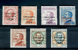 REGNO 1924 CROCIERA ITALIANA SERIE CPL. ** MNH - Neufs