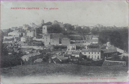 C. P. A. : 79 : ARGENTON CHATEAU : Vue Générale, En 1914 - Argenton Chateau