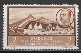 Spanish West Africa 1950. Scott #2 (MH) Nomad Camp - Rio De Oro