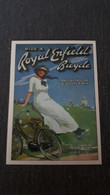 CARTE POSTALE PUBLICITE CYCLE VELO ROYAL ENFIELD BICYCLE - Andere & Zonder Classificatie