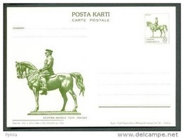 1981 TURKEY ATATURK STATUE (ULUS-ANKARA) POSTCARD - Postwaardestukken