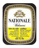 BIERE ETIQUETTE NATIONALE 75 CL - BIERE WIELMANS CUPPENS BRUXELLES BRUSSEL BELGIQUE, VOIR LE SCANNER - Bière