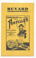 Buvard , CHOCOLAT DE LA Cie DES ANTILLES., Frais Fr 1.75 E - Levensmiddelen