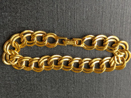 Vintage Napier Gold Tone Bracelet Pat 4.774.743 - Orecchini