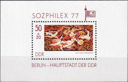 DDR 1977 Mi-Nr. Block 48 ** MNH - 1971-1980