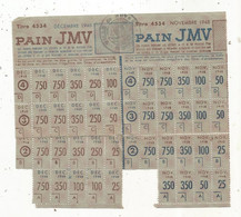 Titre 4534, PAIN JMV, Novembre Et Décembre 1948, Carte, Ville De NEVERS - Ohne Zuordnung