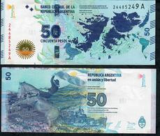 ARGENTINA P362 50 Pesos 2015 Islas Malvinas Serie A UNC - Argentine