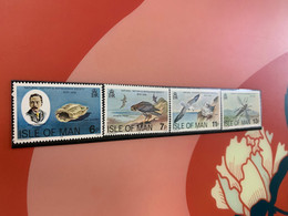 Isle Of Man Birds Falcon Shell MNH History And Antiquarian Society - Nuevos