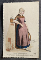 CPA 29 SAINT POL DE LEON - Femme - Coll. Anciens Costumes Bretons - Edit. ELD 12  - Réf. M 207 - Saint-Pol-de-Léon