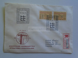 D179751  Suomi Finland Registered Cover - Cancel  Helsinki Helsingfors 1971    Sent To Hungary - Cartas & Documentos