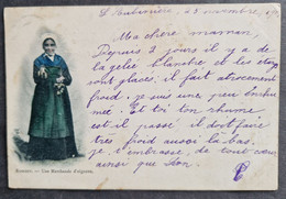 CPA 29 ROSCOFF - Une Marchande D'oignons - Carte Précurseur Envoyée à Varsovie Russie (cachet) - Réf. M 209 - Roscoff