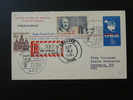 Entier Postal Stationery Card Espace Space Robert Goddard Ausstellung Mulheim 1969 - 1961-80