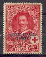 Tanger. 1926, Cruz Roja 25 Cts.Ed 29 (**) - Marruecos Español