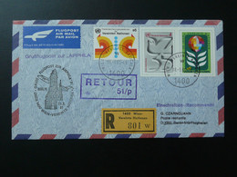 Lettre Vol Flight Cover Flugpost Wien Vereinte Nationen --> Berlin 1981 - Cartas & Documentos