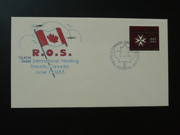 Lettre Cover Rotary International ROS Meeting Toronto Canada 1983 (ex 3) - Cartas & Documentos