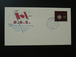 Lettre Cover Rotary International ROS Meeting Toronto Canada 1983 (ex 3) - Cartas