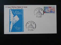 Lettre Cover Thermalisme Congrès Philatélique Vittel 88 Vosges 1989 - Hydrotherapy