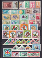 MONGOLIE - 1932/1987 ** MNH - 7 PAGES  ! - COTE = 440 EUR. NOMBREUX THEMES : ANIMAUX / FLORE ETC... - Mongolie