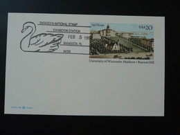 Oblitération Postmark Cygne Swan Sarasota USA 1999 (ex 2) - Cygnes