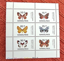 RUSSIE, Papillons, Insectes, Insecte, Bloc 6 Valeurs émis En 1996. MNH, ** (K) - Butterflies