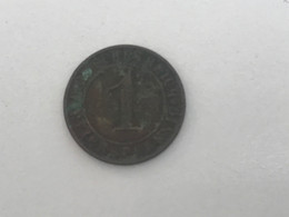 Münze Münzen Umlaufmünze Deitschland Deutsches Reich 1 Pfennig 1925 Münzzeichen E - 1 Rentenpfennig & 1 Reichspfennig