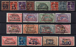 MEMEL / PETIT LOT D OBLITERES  (ref 5584) - Used Stamps