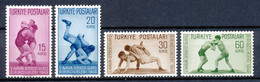 TURKEY /TÜRKIYE 1949 - 5th EUROPEAN WRESTLINGBCHAMPIONSHIPS - MLH                                                  Hk114 - Neufs