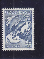 GREENLAND - GROENLANDIA - GRONLAND - 1956 - ** / MNH - SEDNA & SEA LIFE  - Mi. 39   Yv. 30 - Ungebraucht