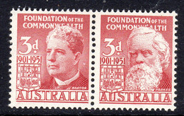 AUSTRALIA - 1951 COMMONWEALTH ANNIVERSARY PAIR FINE MNH ** SG 241-242 - Nuevos