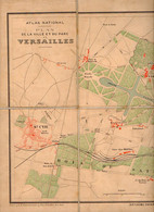 VP20.522 - Ancien Plan ( 47 X 32 ) De La Ville Et Parc De VERSAILLES / SAINT - CYR / SATORY / MONTREUIL ....... - Otros Planes