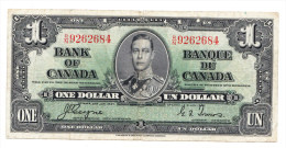 Canada 1 Dollar 1937 Coyne-Towers AVF P 58e 58 E - Canada