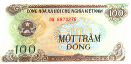 VIETNAM 100 DONG BROWN MOTIF FRONT BUILDINDG BACK ND(1985) P105a UNC READ DESCRIPTION - Viêt-Nam
