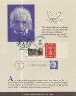 Verenigde Staten ,Israël Gedenkblad Albert Schweizer  1975 (8868) - Albert Schweitzer