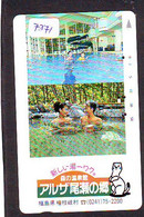 Télécarte Japon * FEMME EROTIQUE (7371) BATH * PHONECARD JAPAN * TELEFONKARTE *  BATHCLOTHES LINGERIE - Fashion