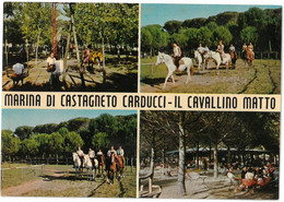 CP MARINA DI CASTAGNETO ( Livorno ) - Cavallino Matto - Multi Vues - 4 Vues - Livorno