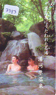 Télécarte Japon * FEMME EROTIQUE (7383) BATH * PHONECARD JAPAN * TELEFONKARTE *  BATHCLOTHES LINGERIE - Fashion