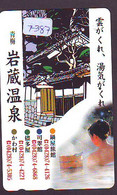 Télécarte Japon * FEMME EROTIQUE (7387) BATH * PHONECARD JAPAN * TELEFONKARTE *  BATHCLOTHES LINGERIE - Fashion