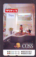 Télécarte Japon * FEMME EROTIQUE (7389) BATH * PHONECARD JAPAN * TELEFONKARTE *  BATHCLOTHES LINGERIE - Fashion