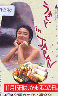 Télécarte Japon * FEMME EROTIQUE (7390) BATH * PHONECARD JAPAN * TELEFONKARTE *  BATHCLOTHES LINGERIE - Fashion