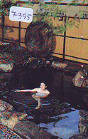 Télécarte Japon * FEMME EROTIQUE (7395) BATH * PHONECARD JAPAN * TELEFONKARTE *  BATHCLOTHES LINGERIE - Mode