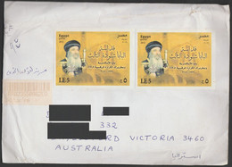 EGYPT / AUSTRALIA / PANDEMIC  STOP SERVICE / REDIRECTED BACK TO THE SENDER / CORONA VIRUS / COVID-19 - Storia Postale