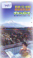 Télécarte Japon * FEMME EROTIQUE (7401) BATH * PHONECARD JAPAN * TELEFONKARTE *  BATHCLOTHES LINGERIE - Mode