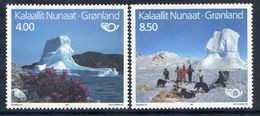 GREENLAND 1991 Nordic Countries: Tourism MNH / **.  Michel 217-18 - Unused Stamps